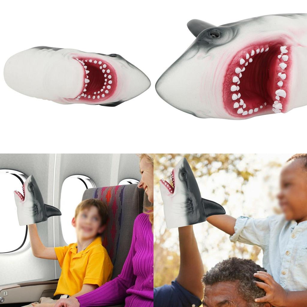 Premium Shark Head Hand Puppet Plush Toy For Kids Safe And Educational Fun
