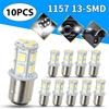 10X 1157 Bay15D P21/5W Car Brake Stop Tail Night Reverse Lamp Car Led Turn Parking Signal Lights Bulb
