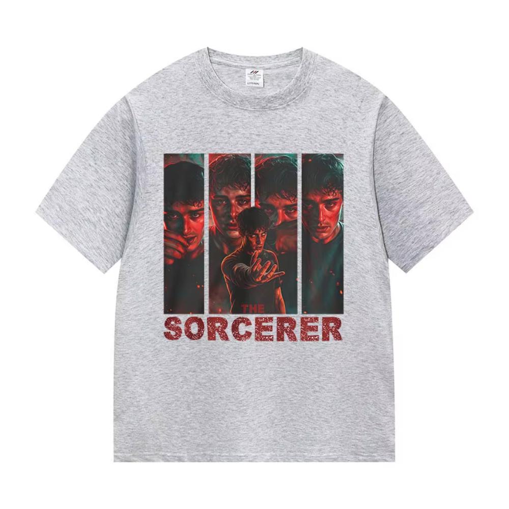 Tv Series Will Byers The Sorcerer Graphic T Shirt Men's Vintage Fashion Short Sleeve T-shirt Man Women Cotton T-shirt Streetwear