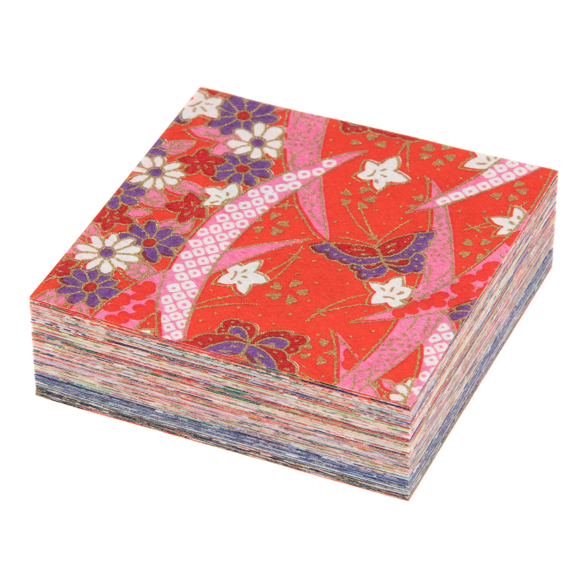 

Kawasumi Washi Chiyogami Yuzen Washi x 100 1 sheet 100 sheets Paper, 7.5 7.5cm, patterns, each,