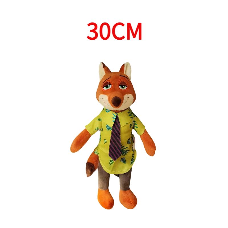 

30Cm-40Cm Kawaii Zootopia Nick Wilde Judy Hopps Plush Doll Plaything Anime Latest Sofa Room Decoration Children S Birthday Present