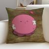 Dark TTakopis Original SinS Cushion Cover Breathable and Skinfriendly Linen Pillowcase Square Removable and Washable Cushion