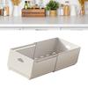Expandable Storage Box Single Layer Rectangular Stackable Drawer Desktop Spice Organizer for Kitchen Living Room