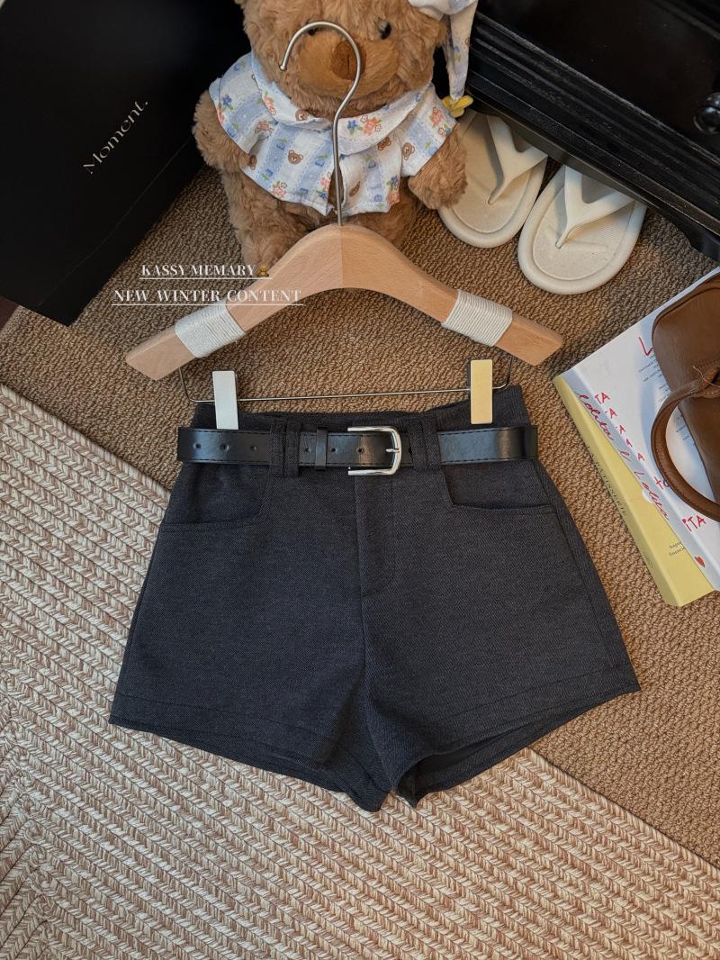 

Spicy American Style Wool Wide-Leg Shorts: Slim, Casual, Versatile for Autumn/Winter M