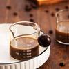 Shangqi Double Spout High Borosilicate Glass Mini Milk Pitcher
