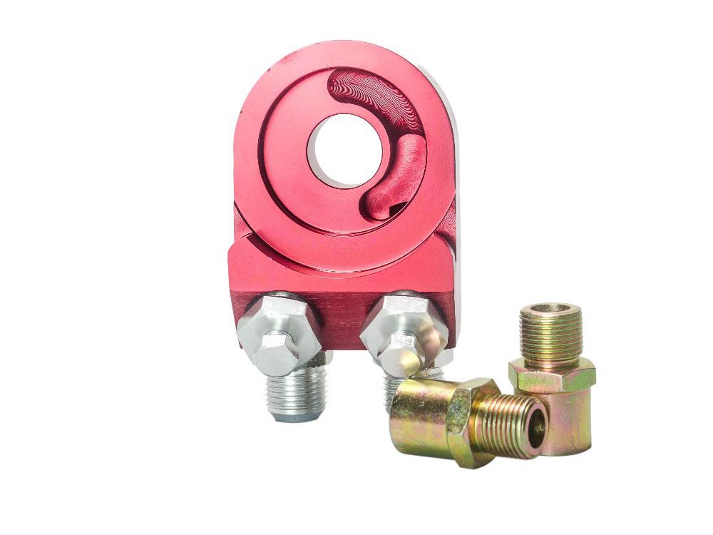 AN10 Universal Aluminum Oil Cooler Adapter for Turbo T3/T4 Engine Plate