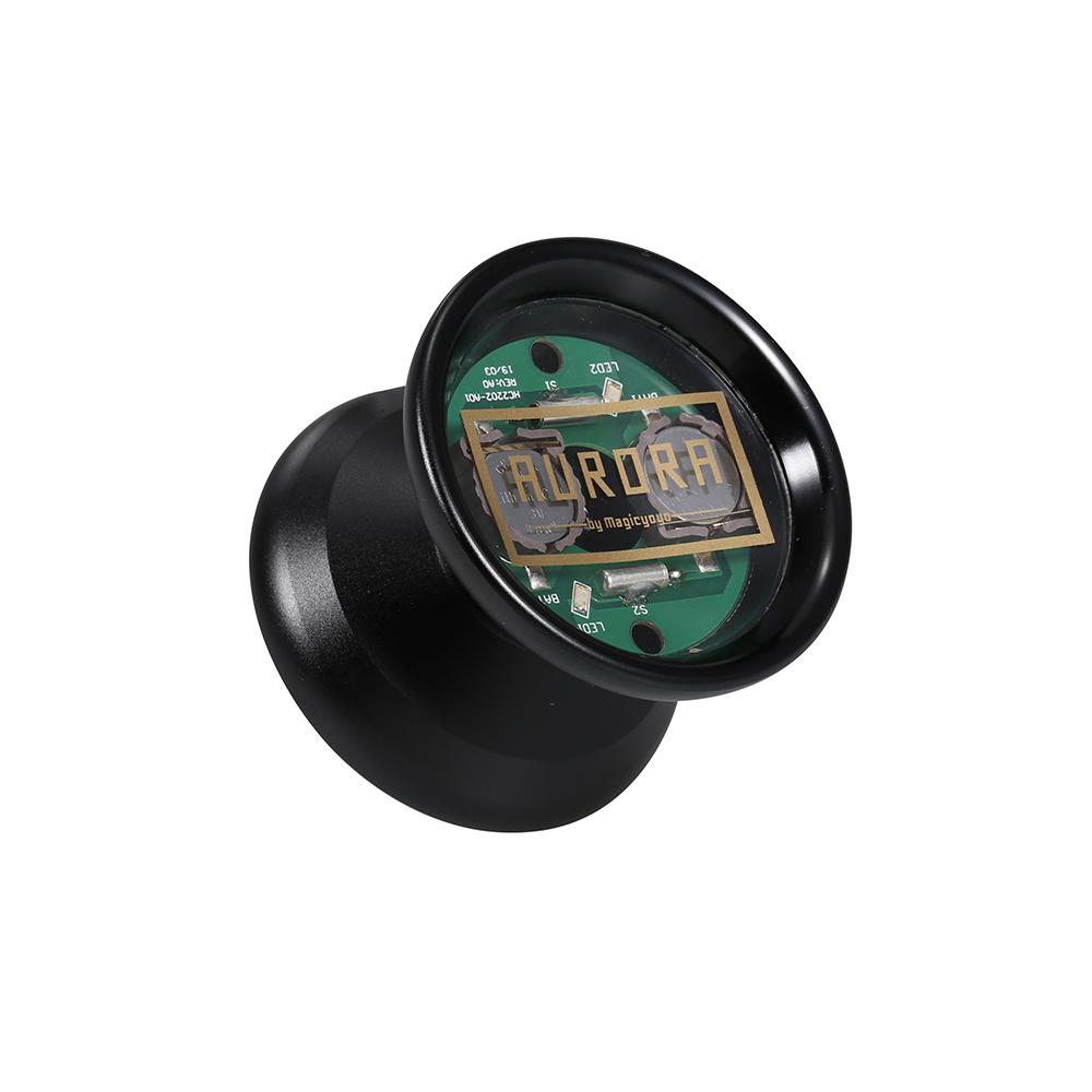 MAGICYOYO Svarar inte YoYo Aluminiumlegering Professionell Yoyo-boll med LED-ljusskyddsborttagare