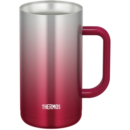 Thermos Vacuum Insulated Beer Mug, 0.72L, Sparkling Red (JDK-720C SP-R) - Perfect Father's Day Gift for Men and Women, Birthday Gift