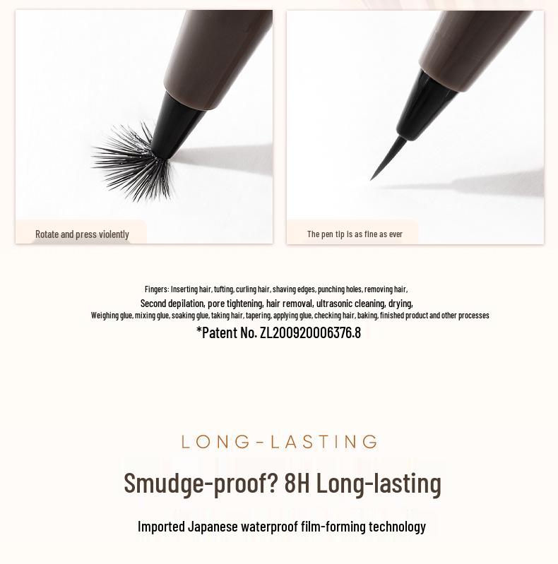 Penna Eyeliner Judydoll Extra Fine Asciugatura Rapida Lunga Tenuta Anti-Macchia
