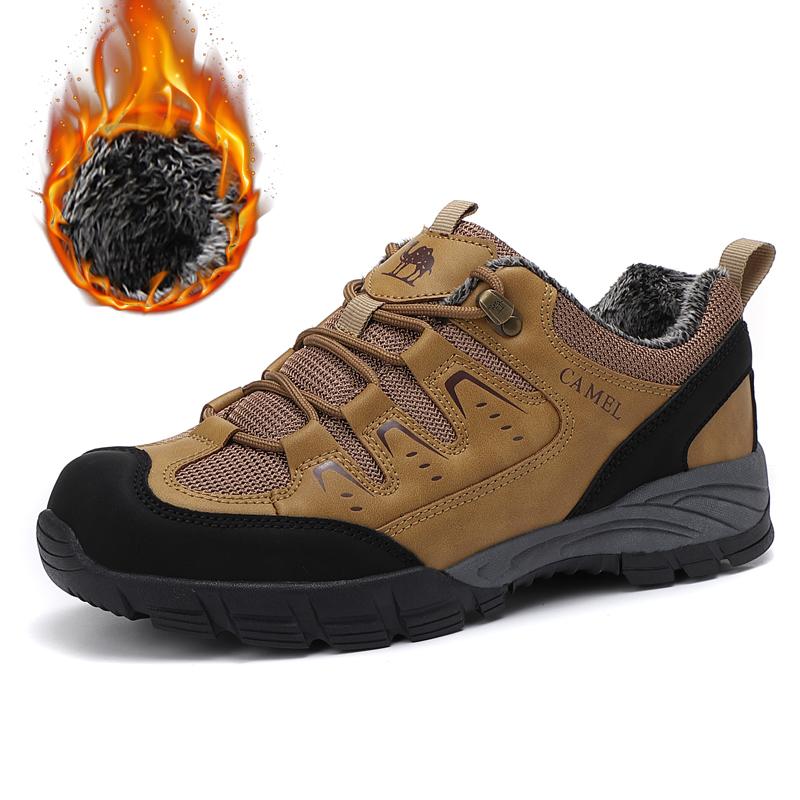 Black Hiking Shoes Men Designer Climbing Trekking Sneakers for Men Non-slip Breathable Wear-resistant Mens Walking Sneakers