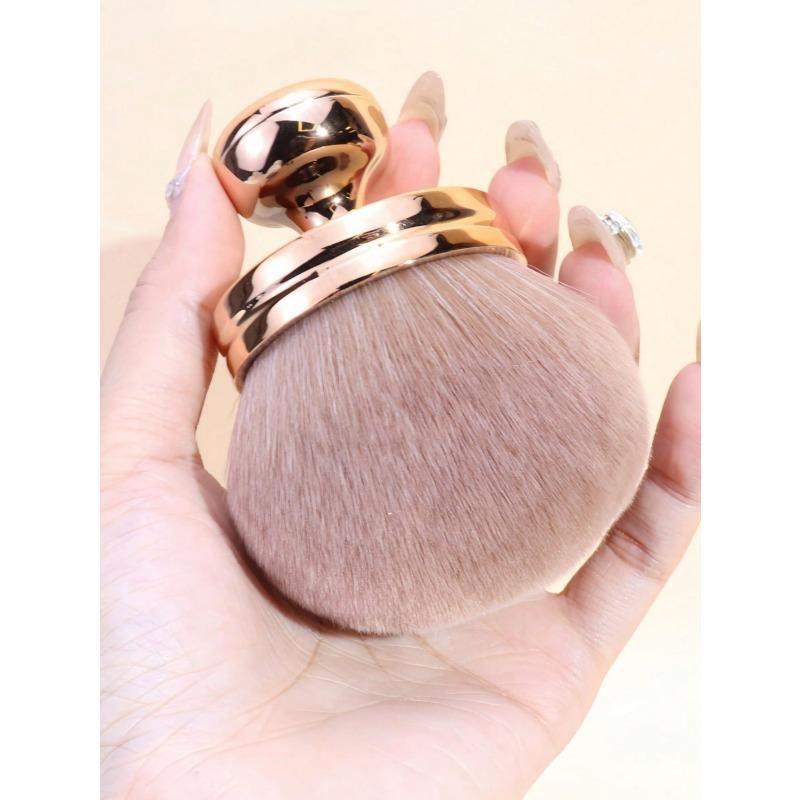1pc Extra Large Loose Powder Makeup Brush, Soft Multifunctional Cosmetic Brush, Blush Brush, Body Brush, Nail Dust Brush, Portable Make-Up Tool