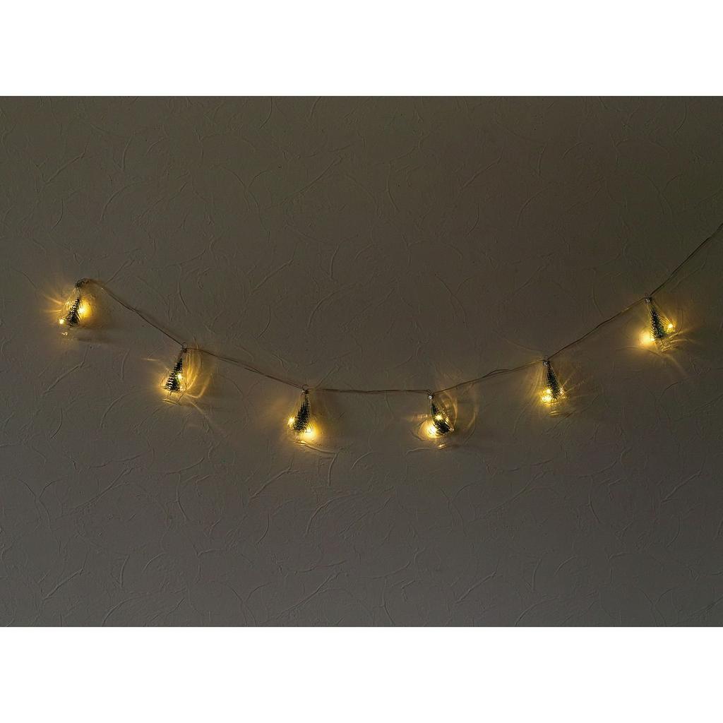 SPICE OF LIFE Glitter LED Garland Christmas Green Tree HZXH3810GR