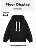 2025 Autumn/Winter Unisex Loose Casual Henley Hoodie Jacket
