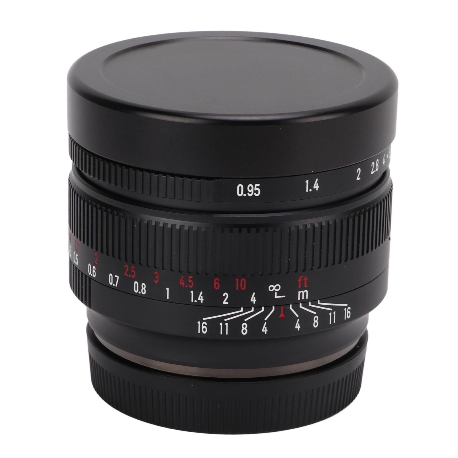 

7artisans 50 мм F0.95 APS C большой апертурой фиксированный объектив с ручной фокусировкой для Sony E Mount A5000