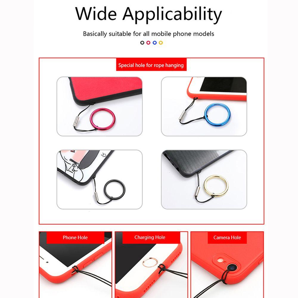 Charm Mobile Phone Detachable Keychain Anti-lost Lanyard Phone Strap Wrist Rope Finger Ring Buckle
