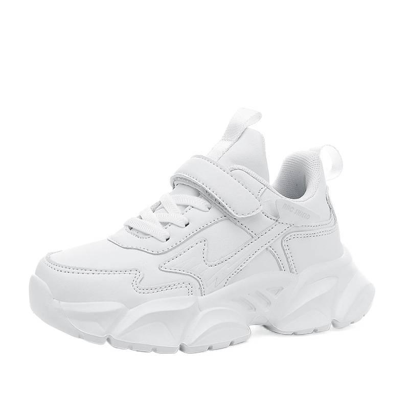 Children's little white shoes 6-12 years old 2025 new boys' lightweight soft-soled sports shoes autumn versatile running shoes