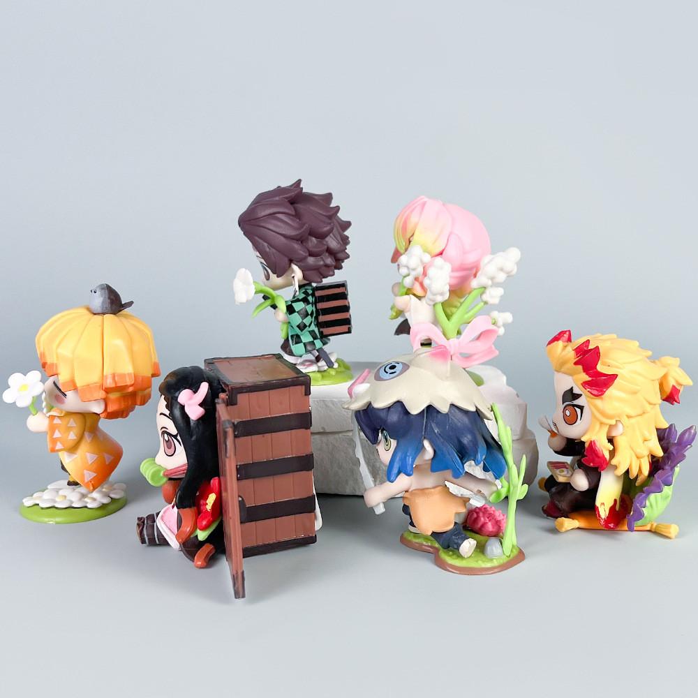 Demon Slayer Kimetsu No Yaiba Pvc Action Figures For Anime Enthusiasts And Decor