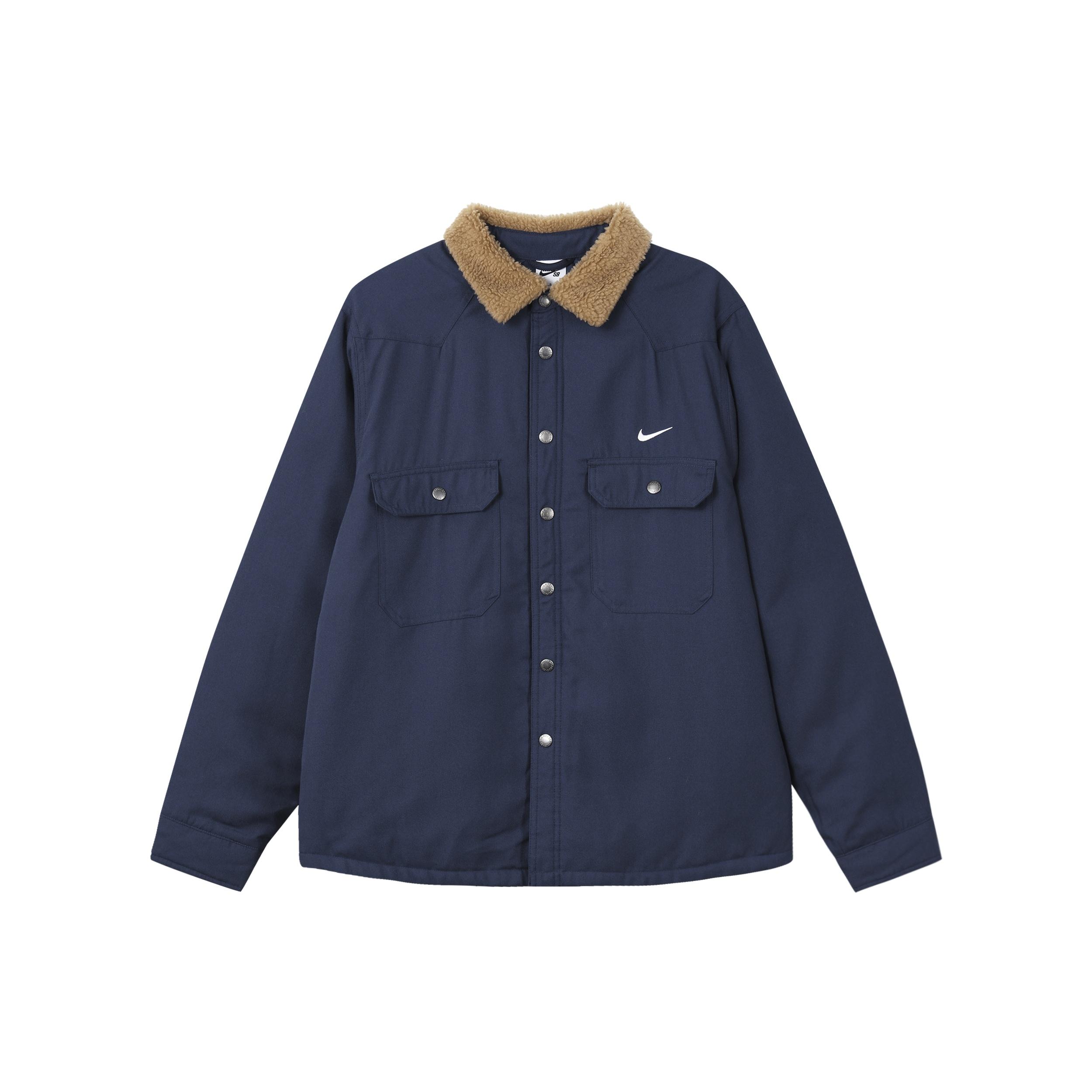 Nike SB Padded Flannel Jacket  Navy  Men s DQ6329-410 M