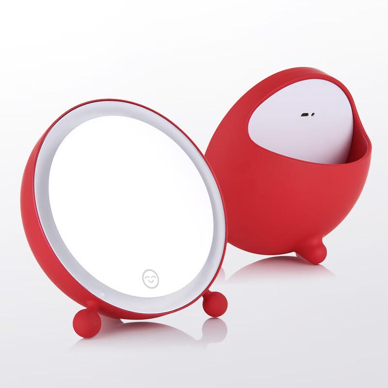 Oeny LED Lighted Makeup Mirror with Storage