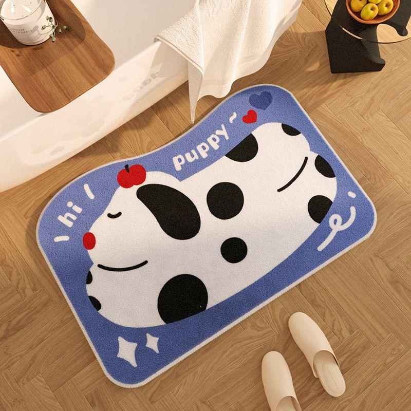 

Мультяшный Имитация Животных Кашемир Комната Ванная Комната Впитывающий Нескользящий Коврик Душевая Комната Коврик Для Туалета 40 * 60cm [imitation cashmere]