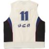Li-Ning Reignite Digital Loose Zipper Sports Vest Unisex Vests Off-White AMDU061-3