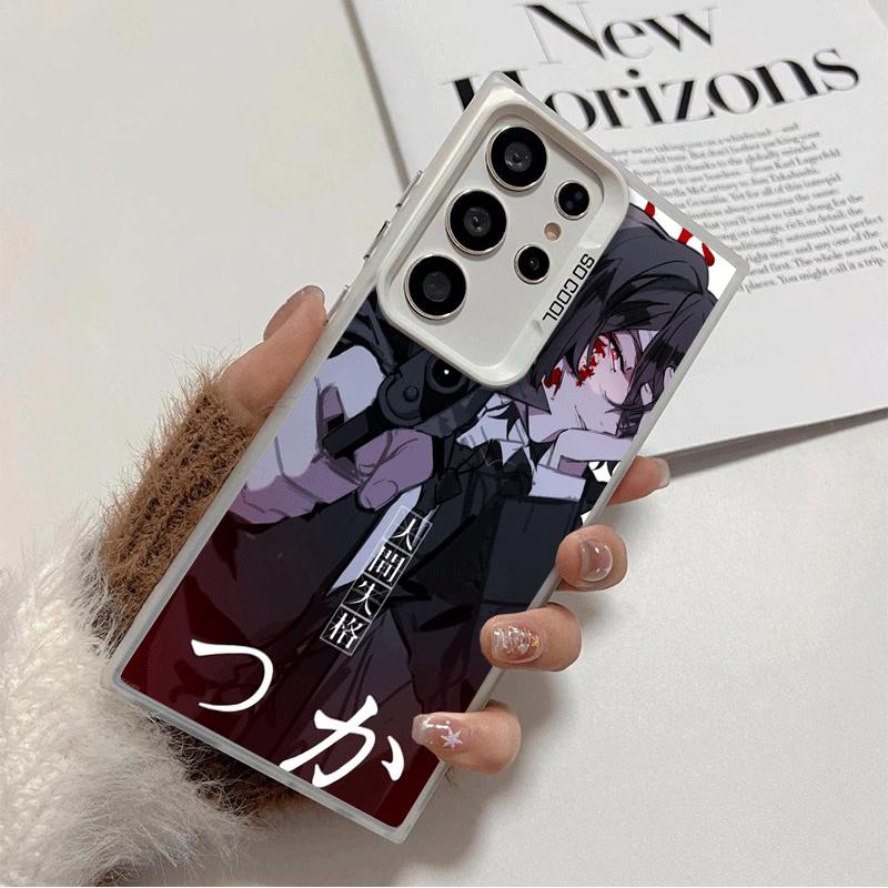 

Мягкий чехол для телефона Bungo Stray Dogs Дазай для Samsung Galaxy S24 S25 FE S26 Edge S23 Ultra S22 Plus S21 + Ударопрочная задняя крышка Samsung S25 Ultra