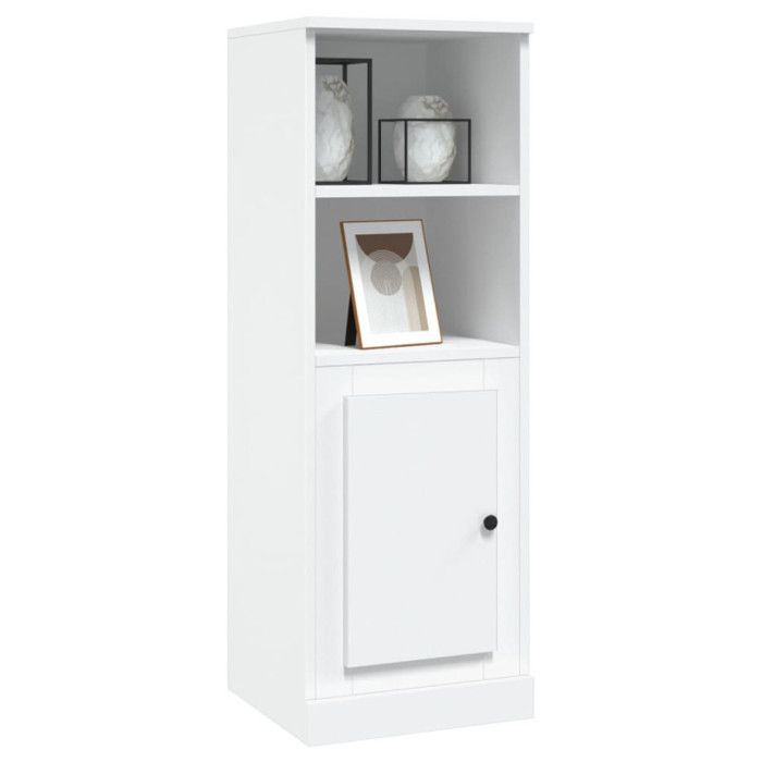 VidaXL Buffet haut blanc 36x35,5x103,5 cm bois d'ingénierie 816320
