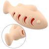 Cat Feeding Toy For Fun Cat Hunting Toy 11.86*4.72*5.7cm Cat Food Dispenser Fish-shaped Design Food-safe Silicone Material