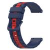 For Huawei Watch 3/Watch GT 3 46mm Stylish Chain Design Silicone Strap 22mm Dual Color Adjustable Watch Band