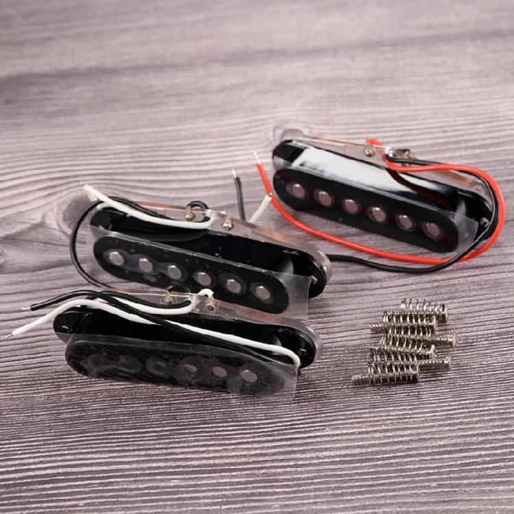 3Pcs Electric Guitar Pickup Replacement Neck/Middle/Bridge Single Coil Guitar Pickups with Screws and Springs Enduring
