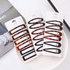 6pcs/set Vintage Amber Hair Clip for Women Temperament Side Bangs Clip Girl BB Clip
