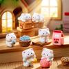 9Pcs/set Cartoon Cat Animal Miniatures Diy Resin Ornaments Fairy Garden Decoration Moss Terrarium Micro Landscape