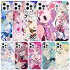 Cute Anime Girl INS Phone Case For IPhone 16 17 Air 16E 15 14 Plus 13 Mini 12 11 Pro Max 7 8 + SE 2020 Soft TPU Back Cover 16 17