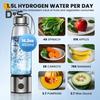 Hydrogen Water Bottle Generator 460ml Ion Membrane Electrolysis Tech 3 Min 2300+ PPB Hydro Water Cup Rechargeable Hydrogen Water Bottle Machine for