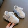 Babyschuhe Kinder weiße Schuhe für Mädchen Jungen Sport Sneakers mit Gummisohle Atmungsaktive lässige Kinder Turnschuhe Schullaufschuhe