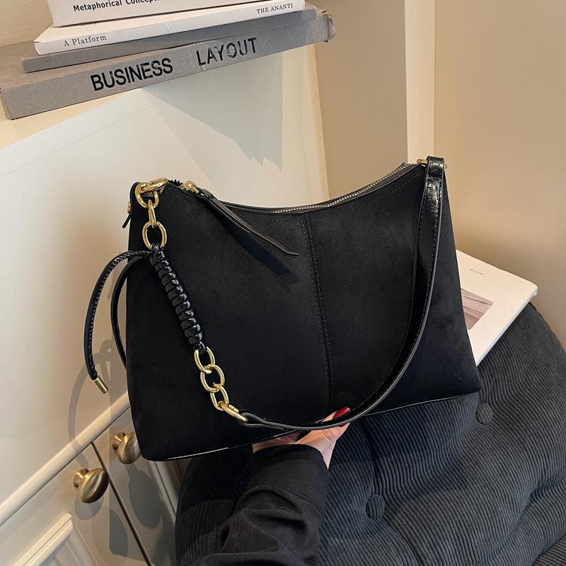 Bag Women's retro matte tote bag 2025 autumn and winter new large-capacity shoulder bag fashion messenger bag