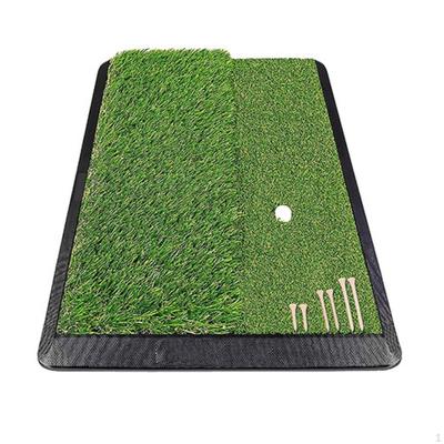 Golf Schlagmatte Übung Abschlag Training Tragbares Zubehör Kunstrasenmatte Gummibasis für