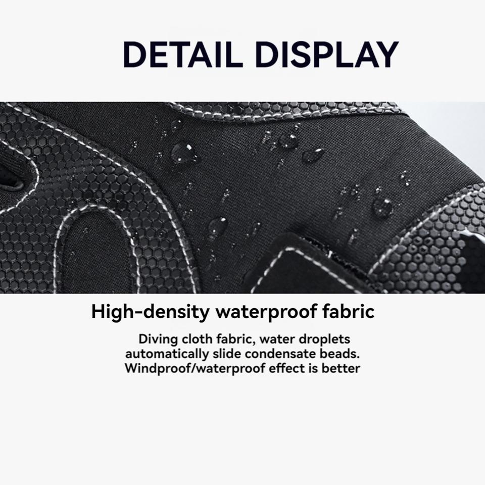 Getinfit Anti-Slip Fishing Gloves Winter Outdoor Thickening Wear-Resistant Flip Fingers Fishing Cycling Rock Climbing Gloves