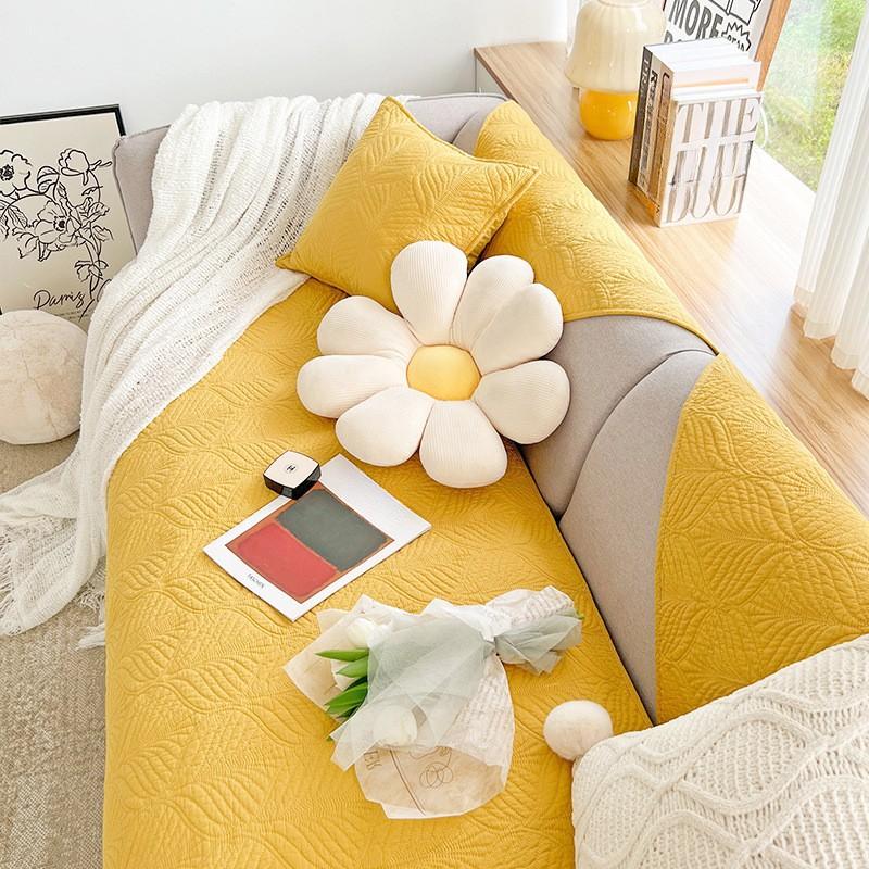 

Кремовый цвет, подушка для дивана в гостиной, нескользящая подушка, тканевая подушка, моющаяся хлопковая ткань для чехла на диван 70*70cm