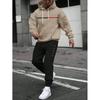 Mens Hooded Oversized Sweatshirt Set Long Sleeve Top Pants Casual Sportswear