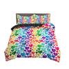 Children's Quilt Covers Rainbow Hearts Single Bed Duvet Cover Set