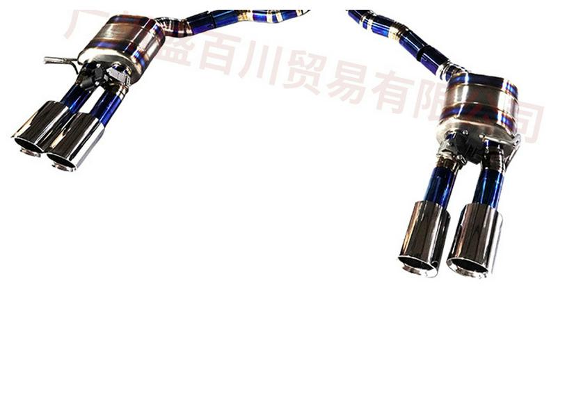 Titanium Remote Control Muffler Exhaust for Porsche Panamera 971/2.9T