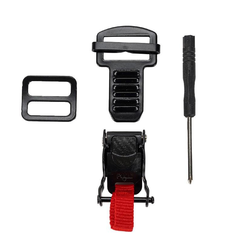 Motorcycle Helmet Quick Release Double D Buckle System