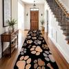 Dog Paw Print Living Room Hallway Carpet Kitchen Bathroom Floor Mat Anti Slip Bedroom Bedside Mat Decor Carpet Gift for Friends