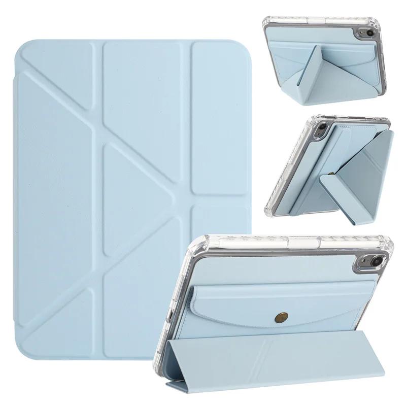 

For Case IPad Mini 6 Mini 6 8.3 2021 Cover For IPad Mini 7 Gen 7th Case 8.3 Flip Multi Fold Wake Sleep Stand Protective Funda For Mini 7 (A17 Pro) синий