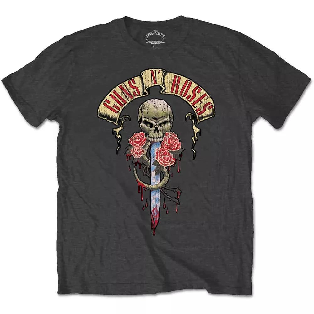 

American Classic Hard Rock Band GUNS N ROSES Graphic Print T-shirt Men Women Loose Casual Oversized Top Streetwear Fashion Summer New Tee XXXL червоний