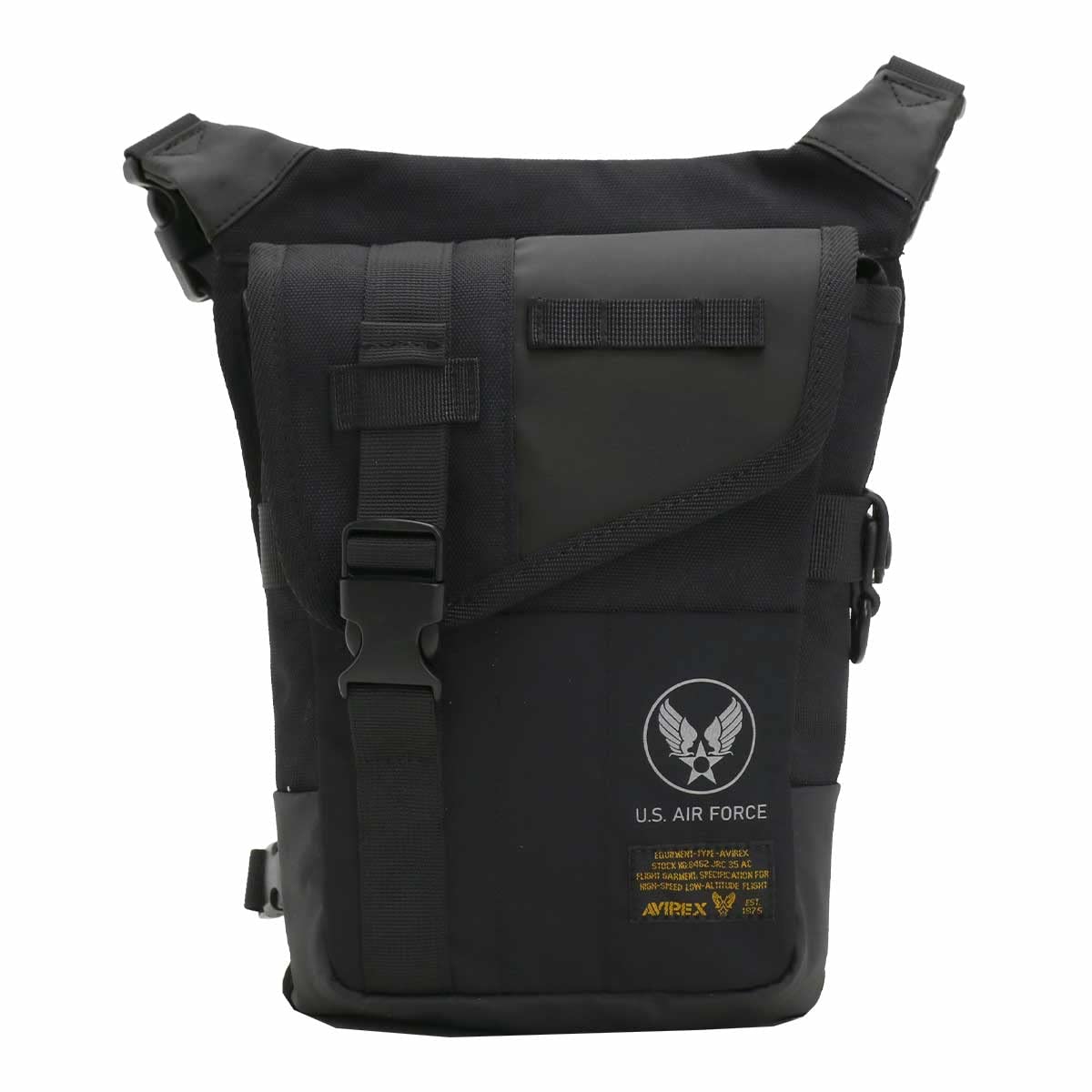 AVIREX Leg Bag AX2201 black Free Size