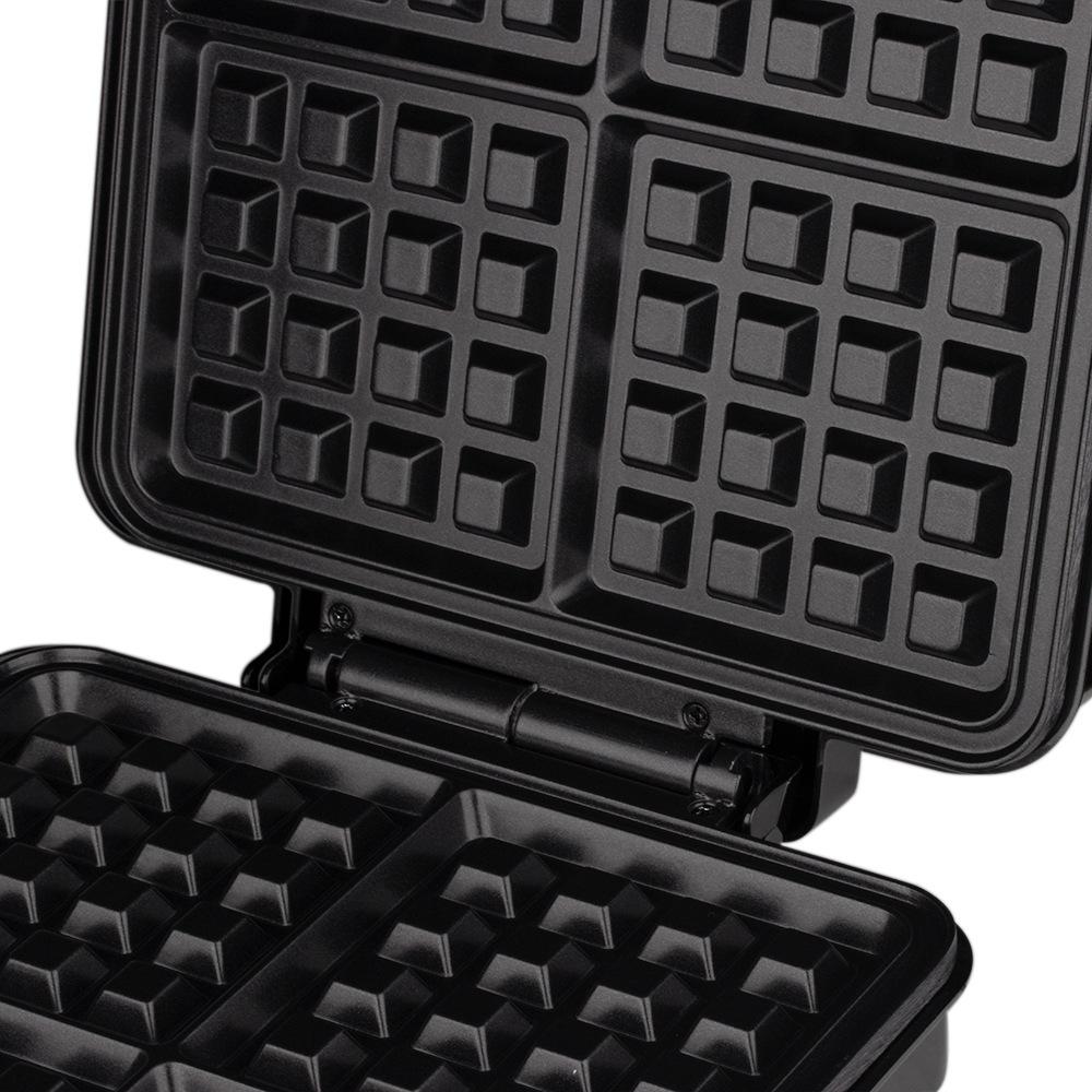 Home Breakfast Machine Waffle Maker Automatic Four Slices Double-sided Heating Electric Cake Pan Light Food Machine