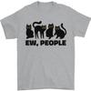 26 Ew Mensen Katten Grappig Heren T-shirt 100% Katoen Unisex T-shirt