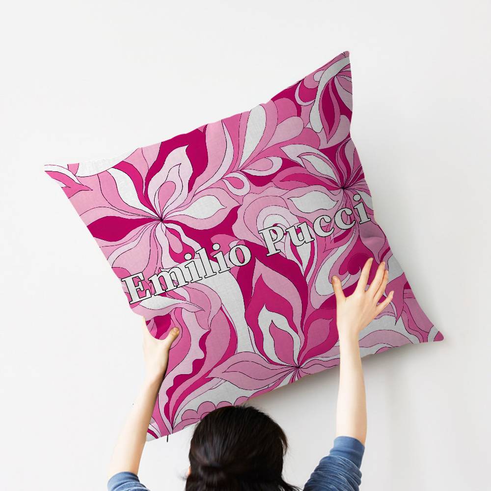 Fashion EEEEmilio logo PPucci Maple Design Cushion Cover Happy Autumn Harvest decor Holiday Decorati Pillow Cover
